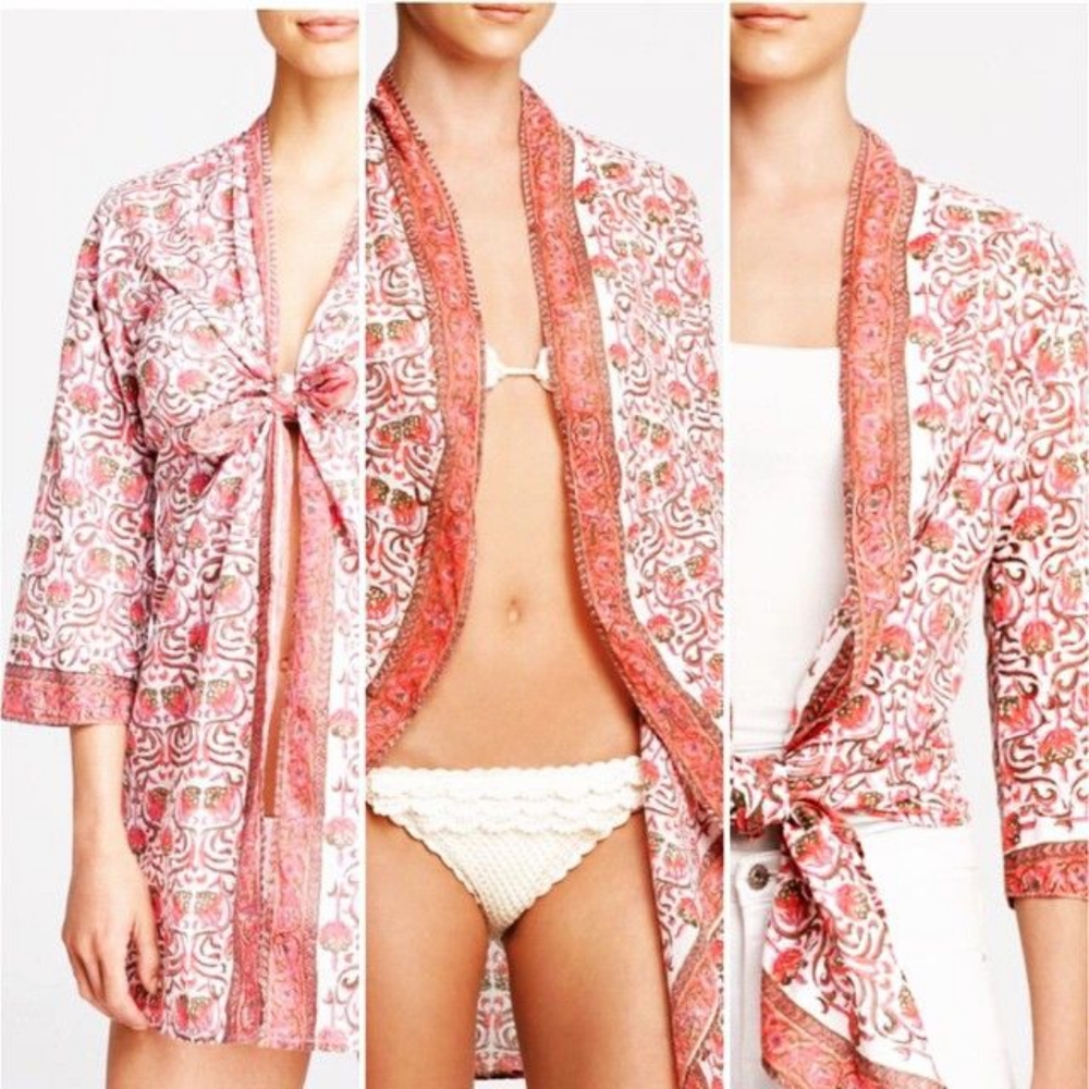 Bell by Alicia Bell Designer Wrap Boho Beach Vacation Bahamas Cover Up XL